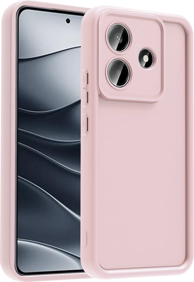 Redmi Note 14 5g Kılıf Kamera Korumalı Mnc Ananas Kapak - Pembe