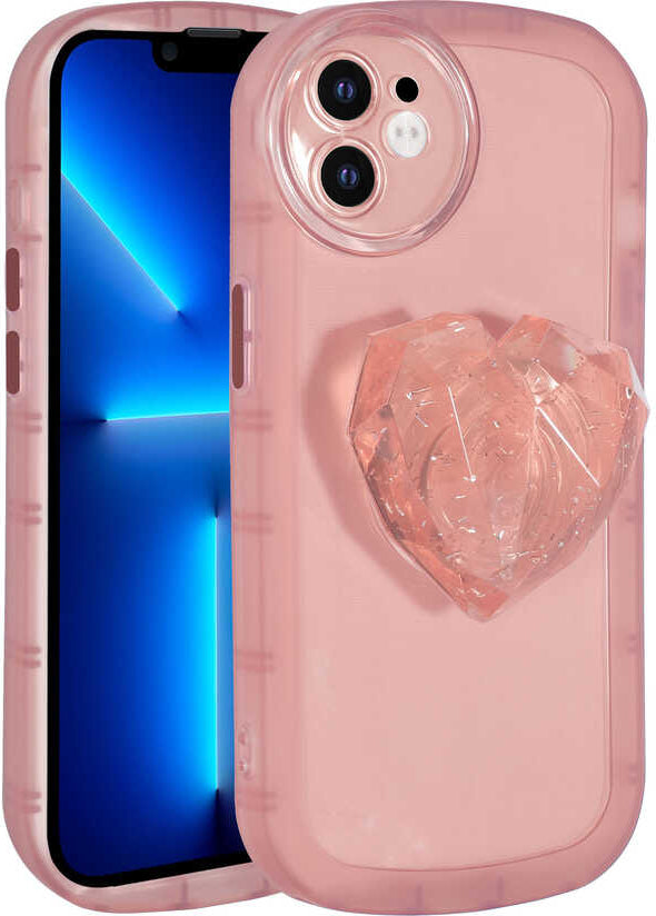 iPhone 12 Uyumlu Kamera Korumalı Pop Soketli Renkli Mnc Ofro Kapak-Sarı