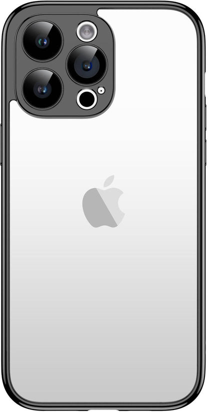 iPhone 15 Pro Uyumlu Mnc Kamera Korumalı Bontez Bumper-Siyah