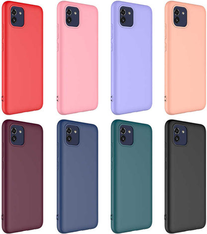 Galaxy A03 Kılıf Mnc Mara Laaakan Kapak-Kırmızı