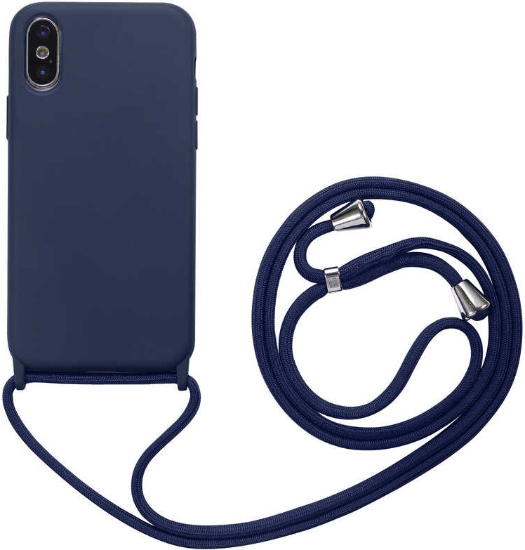 iPhone Xs 6.5 Uyumlu Mnc Ropi Kapak-Lacivert