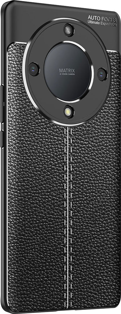 Huawei Honor x 9A Kılıf Mnc Niss Silikon Kapak-Siyah