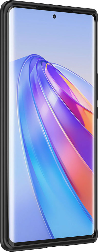 Huawei Honor x 9A Kılıf Mnc Niss Silikon Kapak-Siyah