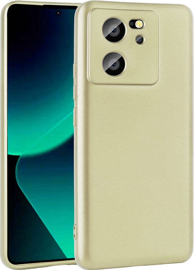Xiaomi Mi 13T Kılıf Mnc Premier Silikon Kapak-Gold