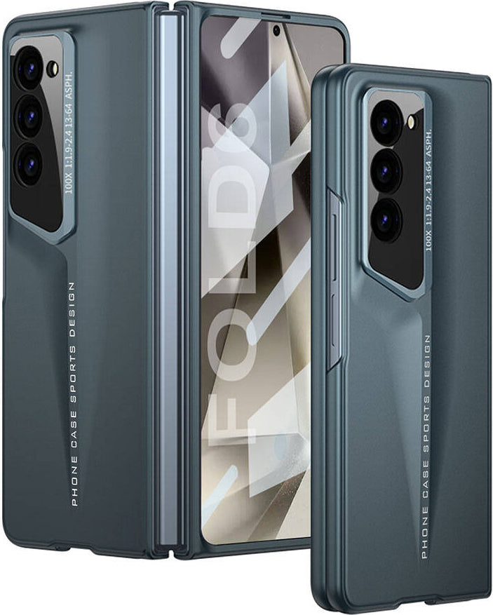 Galaxy Z Fold 6 Kılıf Ultra Ince Kamera Korumalı Sert Rubber Mnc Procase Kapak-Yeşil