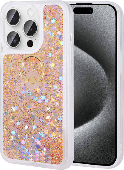 iPhone 15 Pro Uyumlu Mnc Milce Kapak-Gold