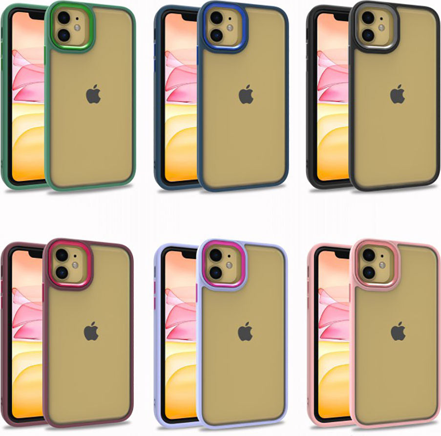 iPhone 11 Uyumlu Mnc Flora Kapak-Sierra Mavi