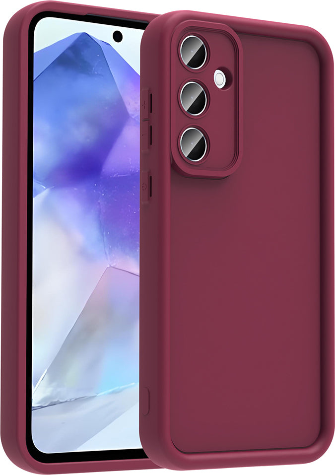 Galaxy A56 Kılıf Kamera Korumalı Mnc Ananas Kapak - Koyu Yeşil