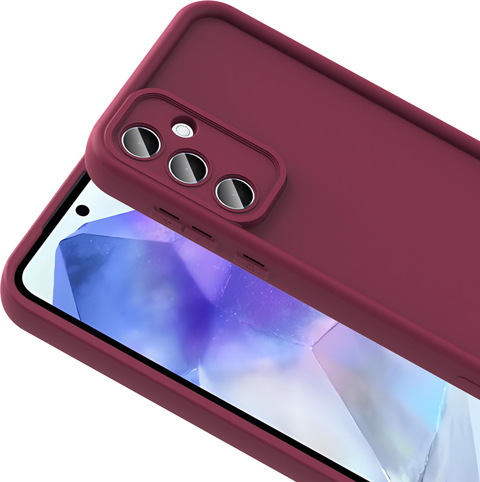 Galaxy A56 Kılıf Kamera Korumalı Mnc Ananas Kapak - Koyu Yeşil