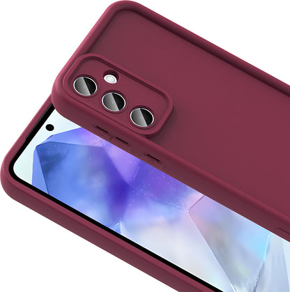 Galaxy A56 Kılıf Kamera Korumalı Mnc Ananas Kapak - Koyu Yeşil