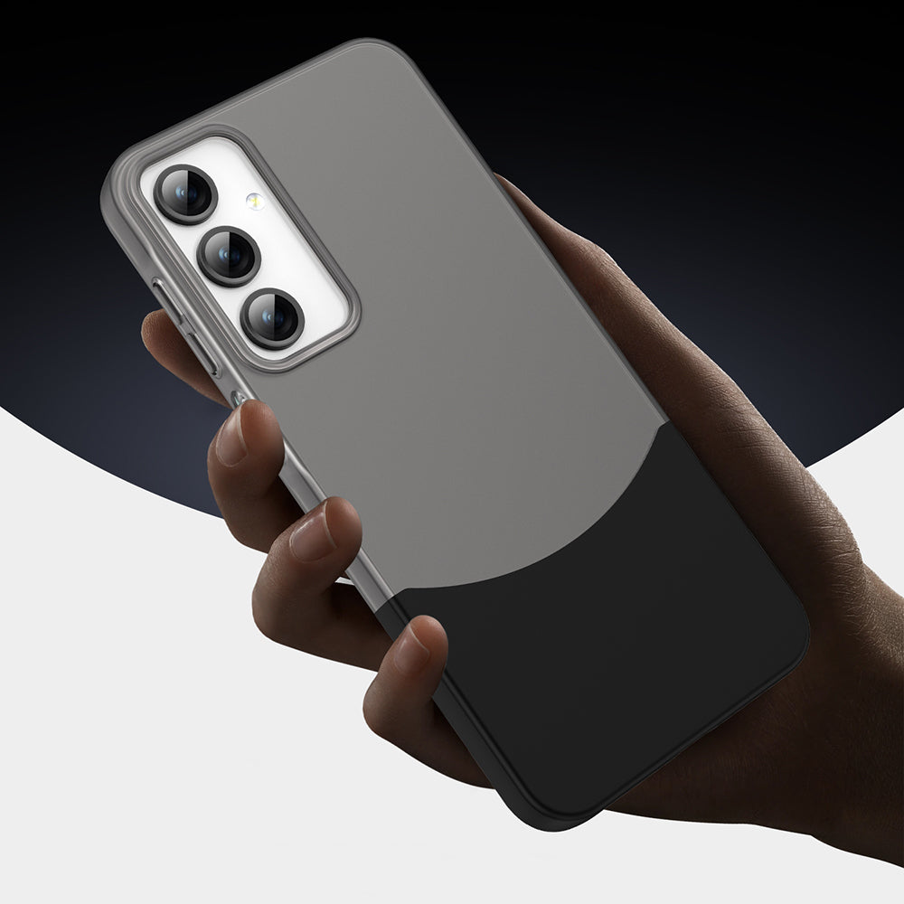 Galaxy A15 Kılıf Mıknatıslı Mnc Duble Kapak - Gri