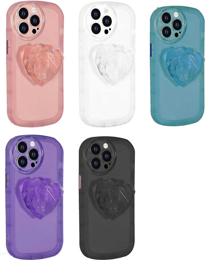 iPhone 12 Pro Kılıf Kamera Korumalı Pop Soketli Renkli Mnc Ofro Kapak-Mor
