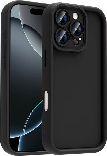 iPhone 16 Pro Kılıf Kamera Korumalı Mnc Ananas Kapak - Siyah