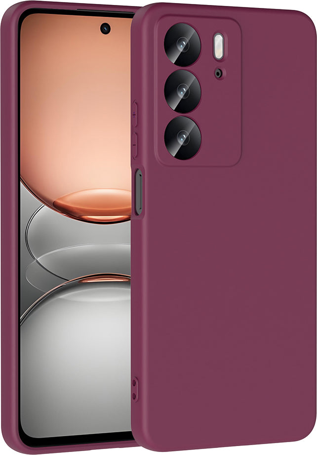 Realme C75 Kılıf Mnc Mara Lansman Kapak - Koyu Mor