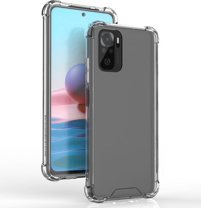 Xiaomi Redmi Note 10S Kılıf Mnc Nitro Anti Shock Silikon-Renksiz