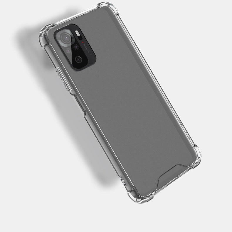 Xiaomi Redmi Note 10S Kılıf Mnc Nitro Anti Shock Silikon-Renksiz