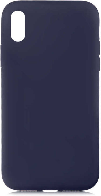 iPhone x Uyumlu Mnc Lsr Laaakan Kapak-Lacivert