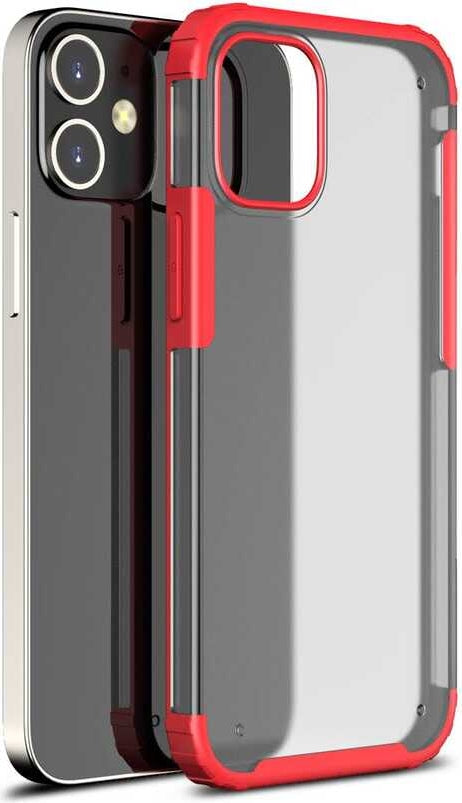 iPhone 12 Mini Uyumlu Mnc Volks Kapak-Kırmızı