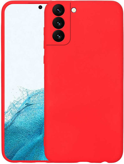 Galaxy S22 Plus Kılıf Mnc Mara Laaakan Kapak-Kırmızı