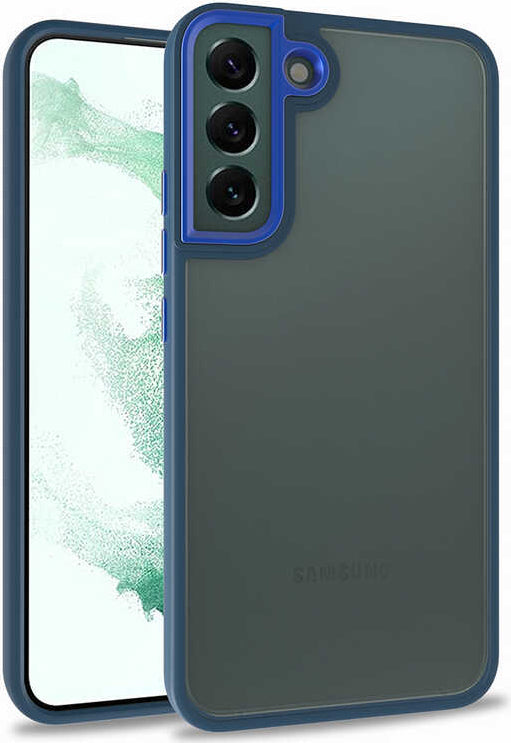 Galaxy S22 Plus Kılıf Mnc Flora Kapak-Mavi