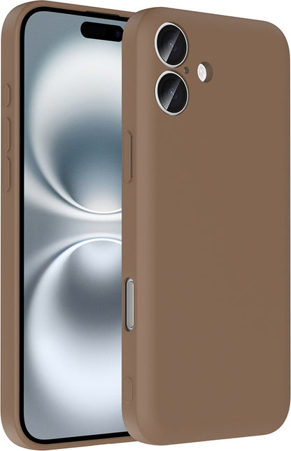 iPhone 16 Kılıf Kamera Korumalı Kartlık Hazneli Mnc Vitra Kapak - Gri
