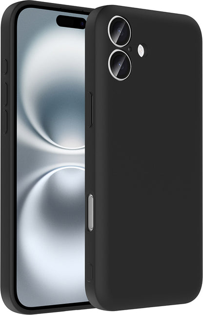 iPhone 16 Kılıf Kamera Korumalı Kartlık Hazneli Mnc Vitra Kapak - Siyah