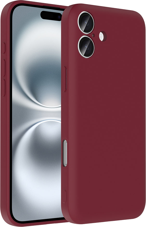 iPhone 16 Plus Kılıf Kamera Korumalı Kartlık Hazneli Mnc Vitra Kapak - Mürdüm