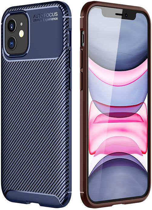 iPhone 12 Mini Uyumlu Mnc Negro Silikon Kapak-Lacivert