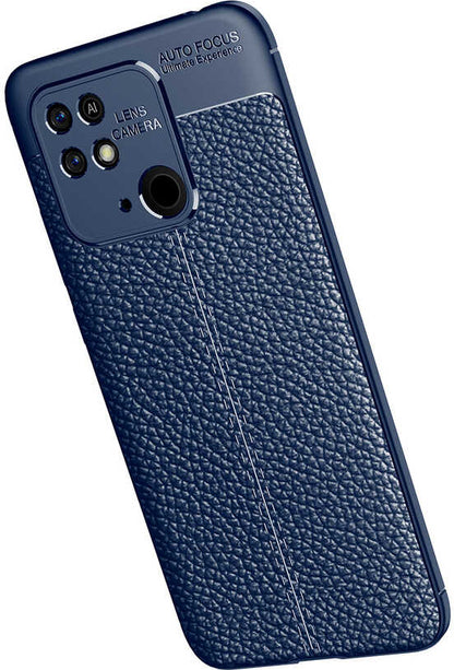 Xiaomi Redmi 10C Kılıf Mnc Niss Silikon Kapak-Lacivert