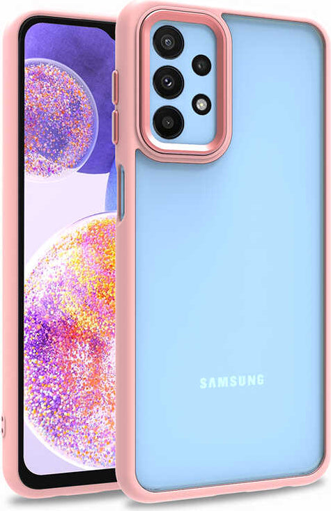 Galaxy A23 Kılıf Mnc Flora Kapak-Rose Gold