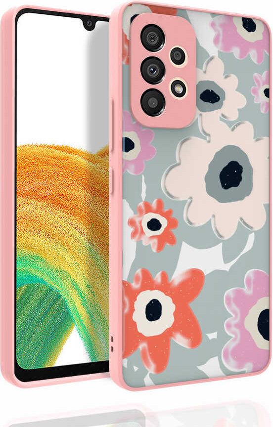 Galaxy A53 5g Kılıf Desenli Kamera Korumalı Parlak Mnc Nora Kapak-No5