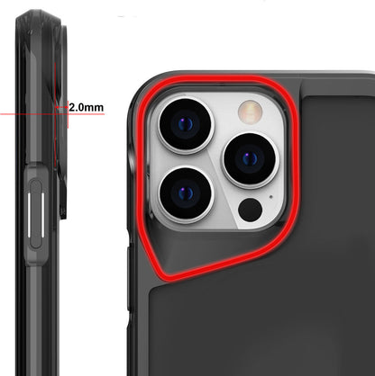 Apple iPhone 15 Pro Max Kılıf Mnc T-Max Kapak-Koyu Gri