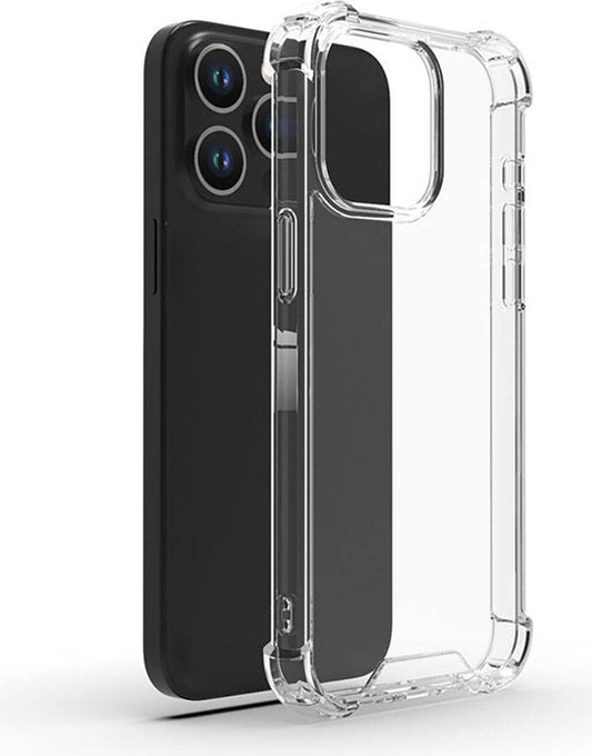 Apple iPhone 15 Pro Kılıf Mnc Nitro Anti Shock Silikon-Renksiz