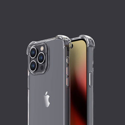 Apple iPhone 15 Pro Kılıf Mnc Nitro Anti Shock Silikon-Renksiz