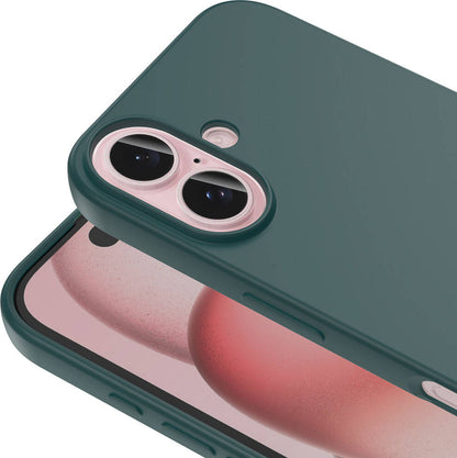 Apple iPhone 16 Plus Kılıf Mnc Lsr Laaakan Kapak-Lacivert
