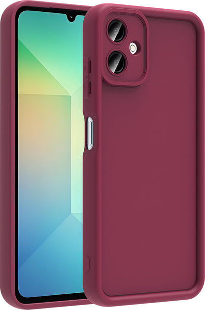 Galaxy A06 Kılıf Kamera Korumalı Mnc Ananas Kapak - Mürdüm