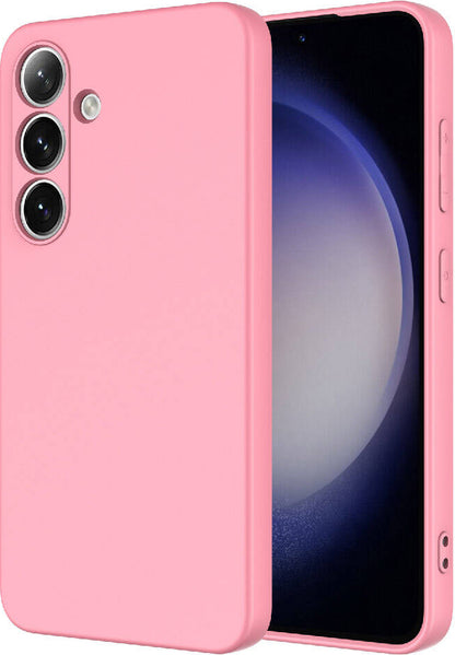 Galaxy S24 Plus Kılıf Mnc Mara Laaakan Kapak-Pembe