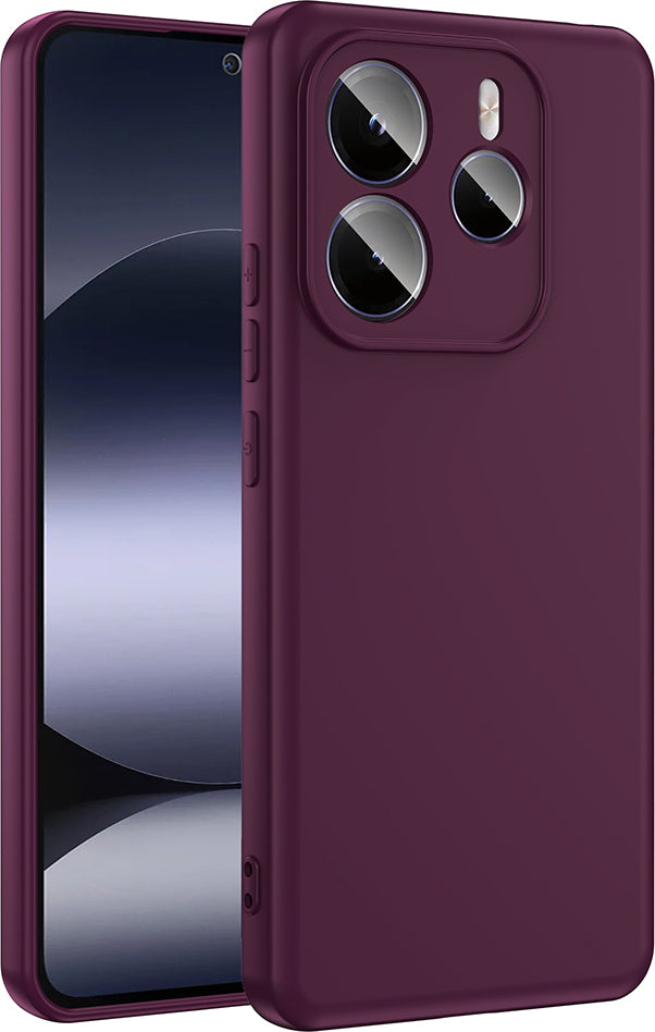 Redmi Note 14 5g Kılıf Mnc Mara Lansman Kapak - Koyu Mor
