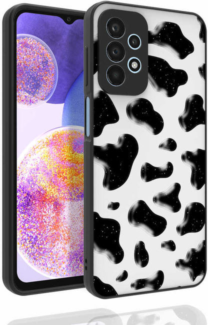 Galaxy A23 Kılıf Desenli Kamera Korumalı Parlak Mnc Nora Kapak-No2