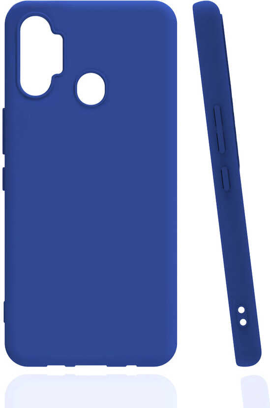Tecno Spark 7 Pro Kılıf Mnc Biye Silikon-Mavi