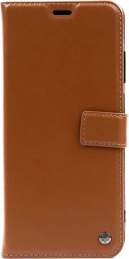 iPhone Xr 6.1 Uyumlu Mnc Kar Deluxe Kapaklı Kılıf-Kahverengi
