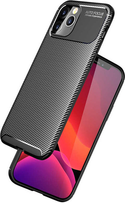 iPhone 12 Uyumlu Mnc Negro Silikon Kapak-Siyah