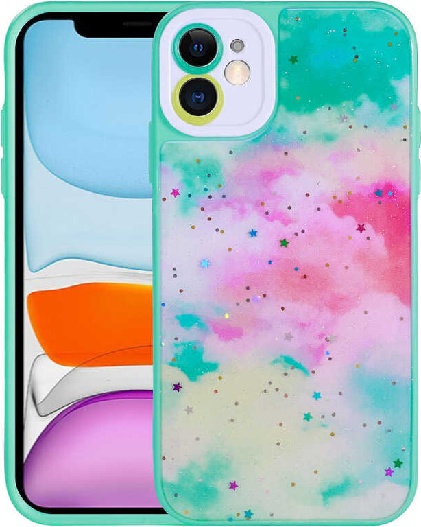 iPhone 11 Kılıf Kamera Korumalı Sert Desenli Mnc Pami Kapak-No5