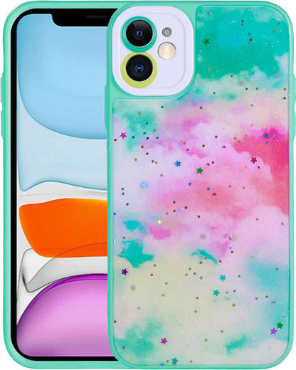 iPhone 11 Kılıf Kamera Korumalı Sert Desenli Mnc Pami Kapak-No5