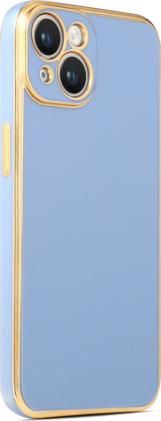 iPhone 14 Plus Uyumlu Mnc Bark Kapak-Mavi