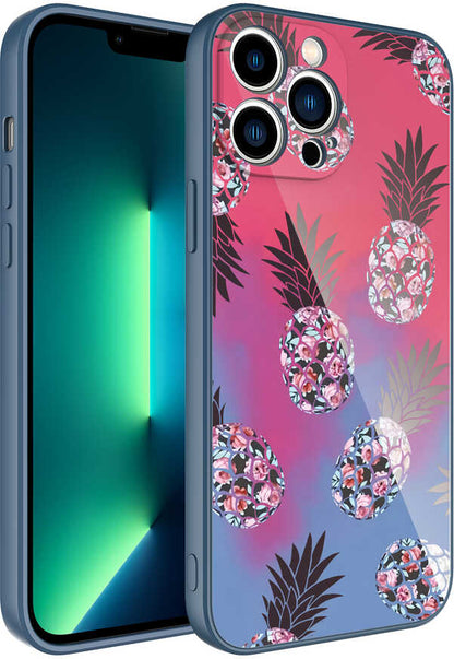 iPhone 12 Pro Max Kılıf Kamera Korumalı Desenli Sert Silikon Mnc Epoksi Kapak-No3