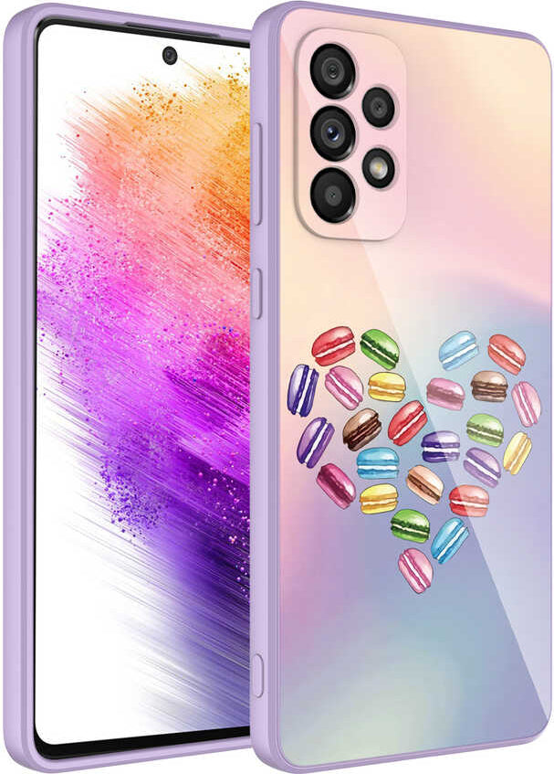 Galaxy A13 4g Kılıf Kamera Korumalı Desenli Sert Silikon Mnc Epoksi Kapak-No1