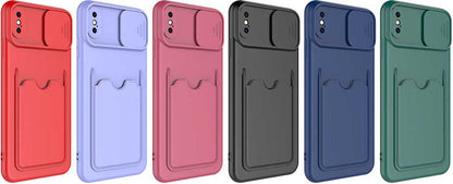 iPhone x Uyumlu mnc Kartix Kapak-Koyu Mor