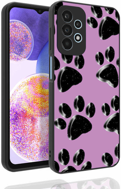 Galaxy A23 Kılıf Desenli Kamera Korumalı Parlak Mnc Nora Kapak-No3