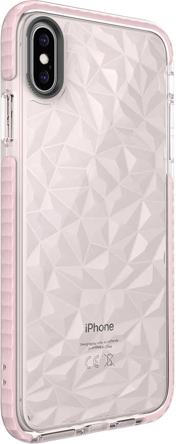 iPhone Xs Max 6.5 Uyumlu Mnc Buzz Kapak-Pembe